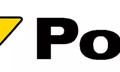 A logo of the post with a yellow symbol and the lettering "Post". The colors are yellow and black.