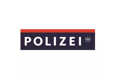 Ein Logo der Polizei in einer einfachen, grafischen Darstellung. Es zeigt den Schriftzug „POLIZEI“ in blauer Farbe mit einem roten oberen Streifen.