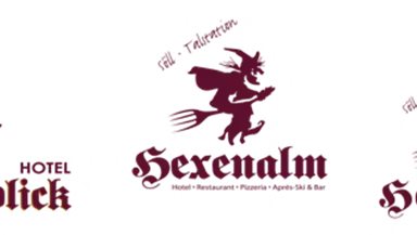 Three different logos featuring a stylized angel. Each logo has a unique lettering in an elegant font.