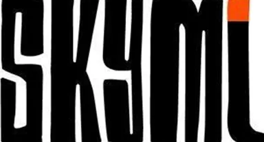 Ein Logo mit dem Schriftzug "WHISKYMÜHLE" in einer auffälligen Schriftart. Der Schriftzug ist groß und hat eine kreative Gestaltung.