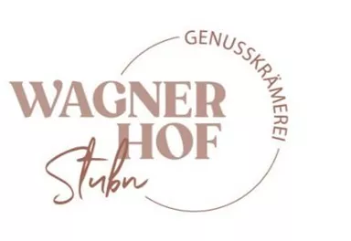 Das Logo von Wagner Hof Stubn zeigt den Schriftzug in eleganter Schrift. Es präsentiert eine genussorientierte Marke oder Einrichtung.