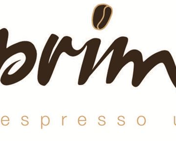 A stylish logo of "esprimo" in cursive font. It conveys the feeling of high-quality espresso.