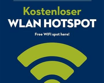 Kostenloser WLAN Hotspot. Hier gibt es kostenlosen Internetzugang!