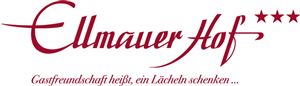 Ein stilvolles Logo des Ellmauer Hofs. Es vermittelt Gastfreundschaft und lädt ein, eine schöne Zeit zu verbringen.