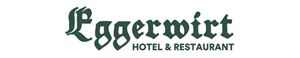 A stylish logo of the Eggerwirt Hotel and Restaurant. The font conveys a traditional and welcoming atmosphere.
