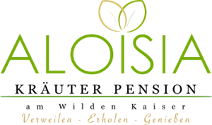An elegant logo with the name "ALOISIA". Below are the words "Stay - Relax - Enjoy".