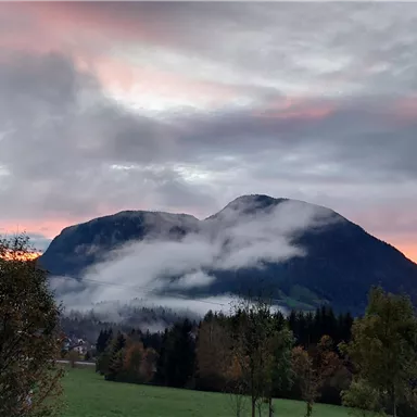 The distinctive mountain of Klein and Groß Pölven