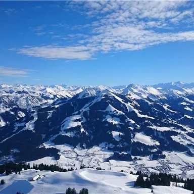From the Hohen Salve with a view of the Hohe Tauern