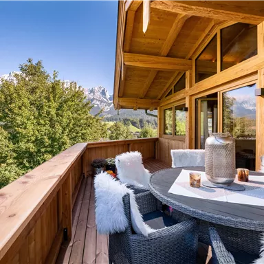 Kaiserwohl Chalet Going near Kitzbühel with a view of the Kaiser directly at the Astberglift