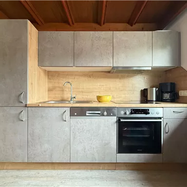 Die Küche im Appartement Wilder Kaiser