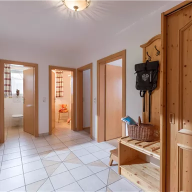 a bright friendly hallway