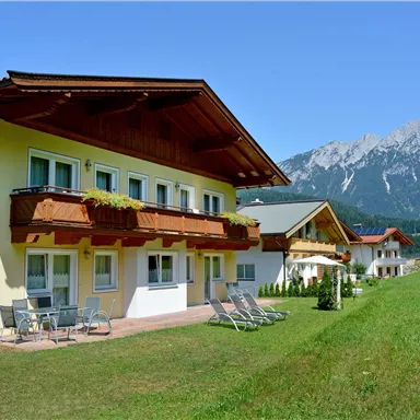 Our country house Schweiger is nestled in beautiful greenery and forest landscape surrounded by the distinctive Pölven, gentle Achleitberg, a small piece of Wilder Kaiser, and then the view extends to Brandstadl over the pastures to complete the round.