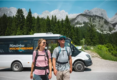 Ellmau_Wanderbus Wochenbrunner Alm_Wilder Kaiser