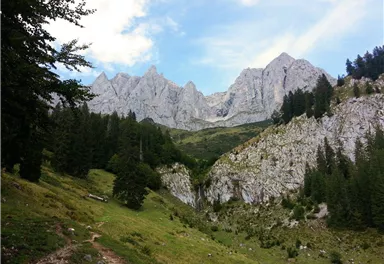 Etappe 1 - Stiegenbach Wasserfall