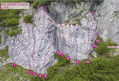 Going_Topo Klettergarten Wilderer Kanzel / Sektor Links_Wilder Kaiser