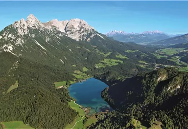 Scheffau_Hintersteiner See_Luftaufnahme_Wilder Kaiser