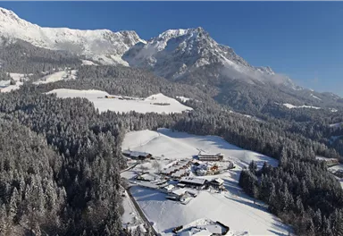 Scheffau_Ortsansicht_Leiten_Wilder Kaiser