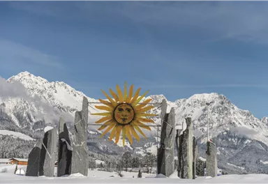 Söll_Ortsansicht_Winter_Wilder Kaiser