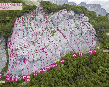 Going_Topo Klettergarten Wilderer Kanzel / Sektor Hauptwand_Wilder Kaiser