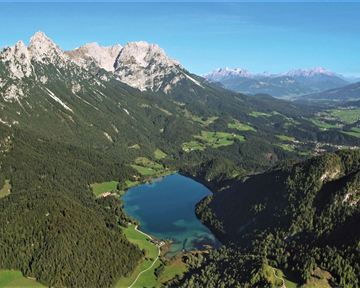 Scheffau_Hintersteiner See_Luftaufnahme_Wilder Kaiser