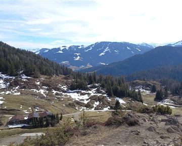 Scheffau_Walleralm_Aussicht vom Kreuz_Februar_März